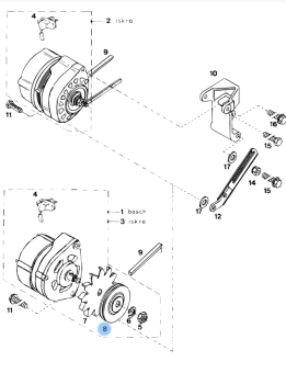 Vetus VD40005 - V-Grooved Pulley