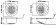 Osculati 13.257.24 - Platform ABS Beam Light Straight Version 24 V 50 W