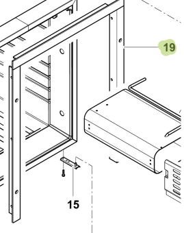 Isotherm SGB00192AA - Frame Inox FM 3-Side for CR85 Clean Touch Fridge