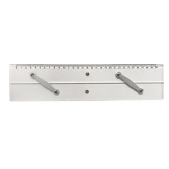 Allpa Plexiglass Parallel Ruler, L=300mm