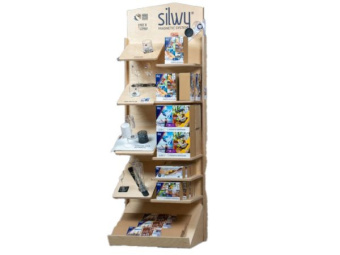 Silwy POS-LA-1 - POS Display Large, Brown