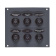 BEP Black Waterproof Panel 6 Switches