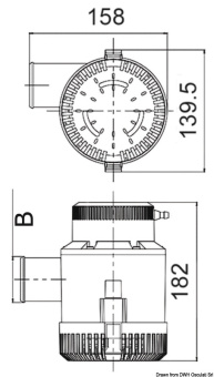 Osculati 16.122.47 - Maxi Submersible Bilge Pump G4700 12 V