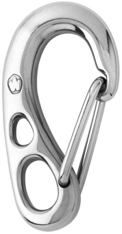 Wichard 2382 - Carabiner Safety Hook with Fixed Eye HR SS 100 mm