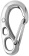 Wichard 2382 - Carabiner Safety Hook with Fixed Eye HR SS 100 mm Wichard 2382 - Carabiner Safety Hook with Fixed Eye HR SS 100 mm