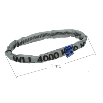 Round Polyester Mooring Belt Sling 1 m 4000 kg