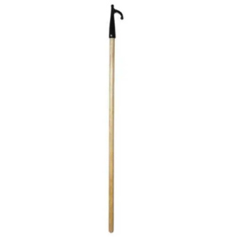 Nuova Rade 16591 - Floating Hook W/1-End, Pine, Ø30mm L.120cm, Black