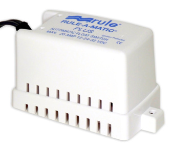 Rule 40A - Rule A Matic Plus Float Switch 20 Amp With Housing
