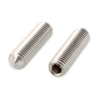 Midinox ISO 4027 Hex Socket Set Screws Cone Point A4 Stainless Steel