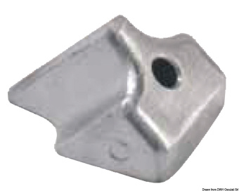 Anodes for outboard motors OMC/JOHNSON/EVINRUDE 4 - 8 hp