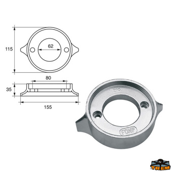 Trem L8140028 - Anodes For Engines Volvo-Penta