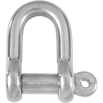 Ronstan RF1035 Stainless Steel D Shackle, 5/8" Coined Pin
