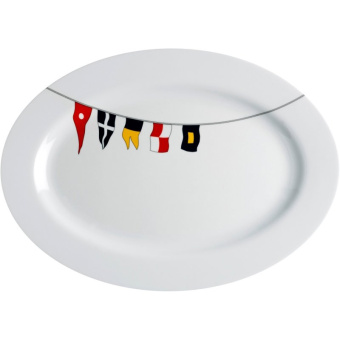 Marine Business Regata Oval Serving Platters 30/35x22.5 cm (for 2 pieces)