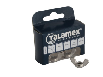 Talamex Stainless Steel AISI 316 Wing Nut DIN 315 M6 (12 pcs)