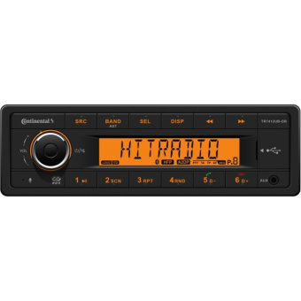 VDO TRW312UB-OR – Radio RDS USB MP3 WMA Bluetooth 12V Orange Backlight