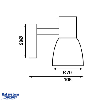 Båtsystem LR3USB - Leia LR3 USB, LED, 12V–3W