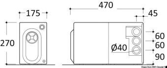 Osculati 50.260.22 - TECMA NK Sanisplit Gray Water System 220 V