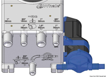 Osculati 16.222.94 - WHALE Grey Water Tank 8l w/IC Sensor
