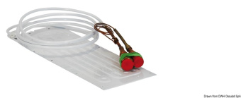 Isotherm SBH00026XA – Flat Evaporator 350×130 mm with Parker 5450 Couplings and Fixing Kit