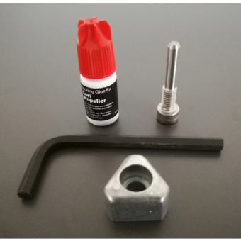 Gori Propeller 1407210000 - Anode (triangular) + bolt lock 15-16.5'