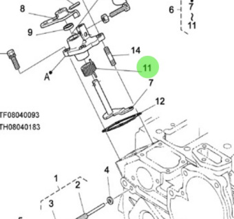 Nanni Diesel 970313007 - Return Spring for Speed Control and Accelerator Linkage