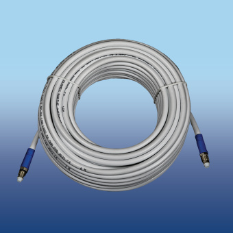 Glomex RA350/6FME RG8X Coaxial Cable - 50 Ohms - 6m White - FME Termination