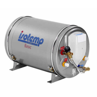 Isotherm 604031BD00003 - Water Heater Basic 40L 230V/750W With Double Coil, Double Thermostat With Mixing Valve