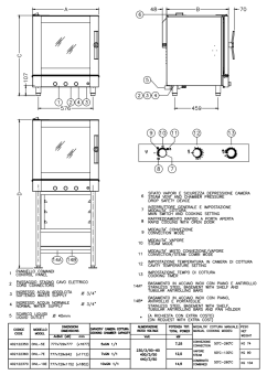 Baratta OIVL-7E Marine Steam-Convection Oven