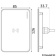 Osculati 14.515.25 - Rokk wireless SUB watertight charger with integrated invisible charging - 3-coil 15W