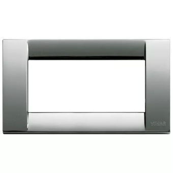 Vimar 16734.36 Classica Plate 4M Metal Chrome