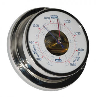 Vion Barometer Stainless Steel Including Wall Mount Ø97 mm