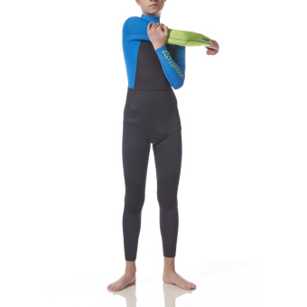 Plastimo P203235 - Performance 3/2mm Neoprene Wetsuit - FD Kids Grey/Blue Size Y-L