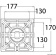 Osculati 48.707.03 - WAVERIDER pedestal with shock absorber 580/710 mm