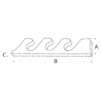 A.A.A PVC Wall Mounted Rod Holder 4 Rods