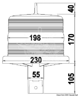 Osculati 30.594.03 - Red LED Lighting For Pontoons 26 LEDs