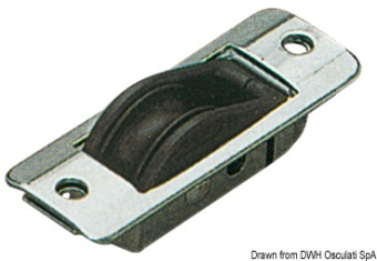 Osculati 55.038.08 - Recess Block 1 Pulley 8x28