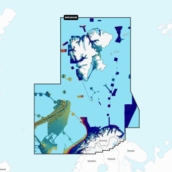 Navionics NPEU054R - MSD/Platinum+ Regular Norway, Vestfjorden to Svalbard