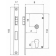 Olcese Ricci Mortise Door Lock 132X70 mm
