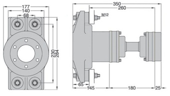 Python Drive P140-T Complete Shaft Drive System