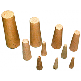 Wooden Plugs Set Of 10 Pieces