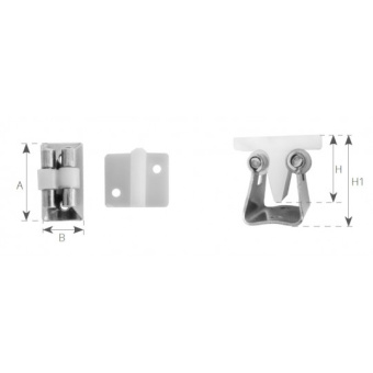 Olcese Ricci Spring Door Holder Small