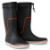 Plastimo P202874 - Typhoon UK7/EU41 Essential Sailing Boot - Tall - Black/ Solar