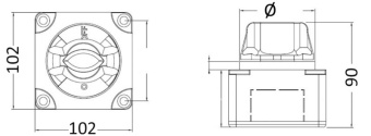 Osculati 14.923.21 - Battery Switch 550A ON-OFF