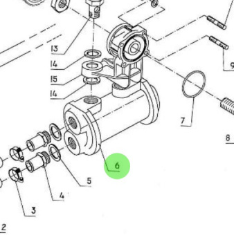 Nanni Diesel 48300371 - Oil Cooler for 4.340TDI Engines