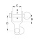 Ronstan RF816 Two Way Link, 6mm