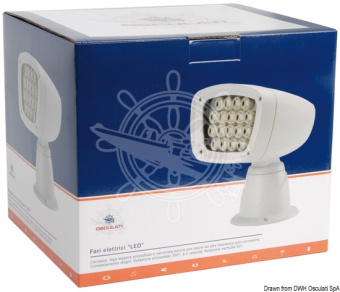 Osculati 13.226.24 - LED Electric Exterior Spotlight 24 V