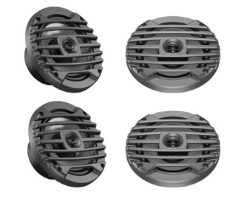 Hollex Marine Speakers HBX 6.5 M-C Black Set of 4