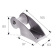 Stainless Steel Bow Roller with Nylon Roller for RIB & Small Boats (165 mm) Stainless Steel Bow Roller with Nylon Roller for RIB & Small Boats (165 mm)