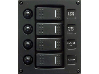 Talamex Switch Panel Curved Design 4 Switches