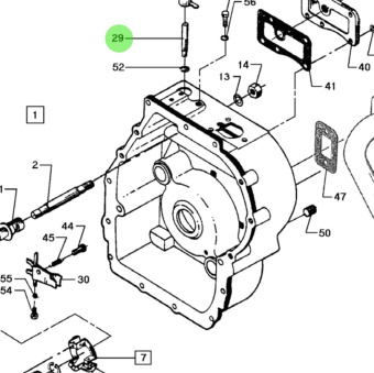 Bukh 000E1385 - Shaft for DV24RME, DV29RME, and DV32 Engines